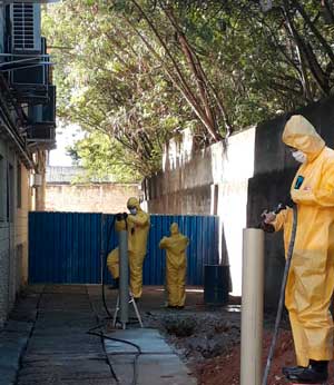 Aplicação de técnica de remediação in situ