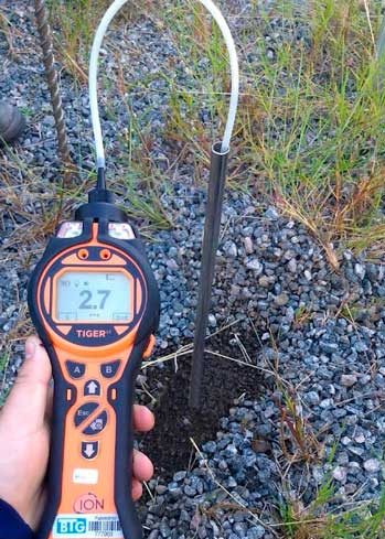 Home 13 Medição de volateis em solo contaminado