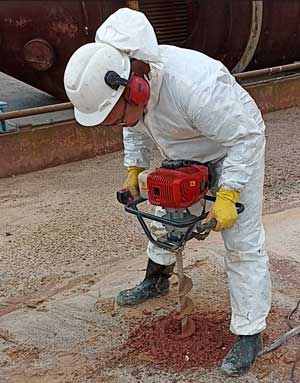 Home 9 Sondagem de solo mecanizada com equipamento portatil