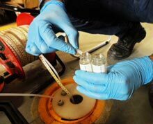 Investigação Detalhada 6 coleta de amostras na investigacao detalhada